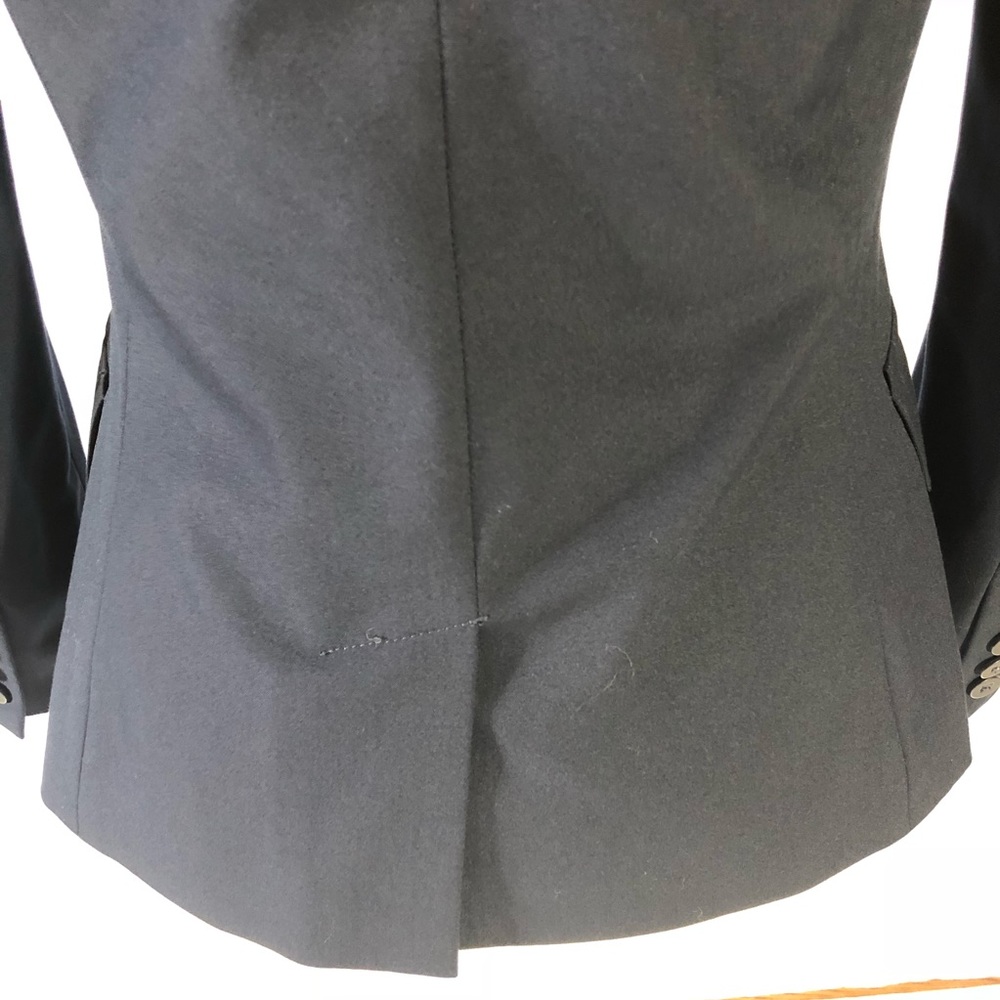 The Limited Navy Blue Stretch Fitted Blazer - Picture 7 of 8